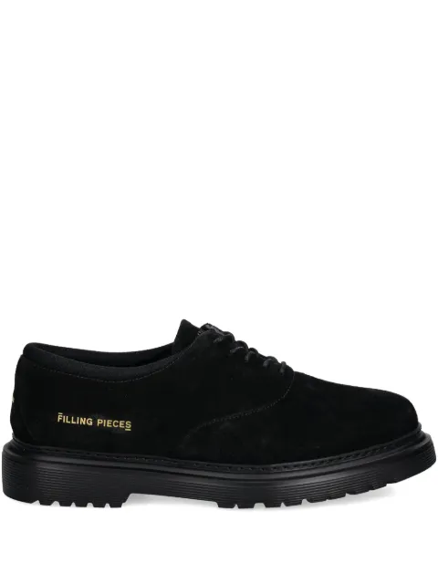 Filling Pieces zapatos con agujetas y logo estampado