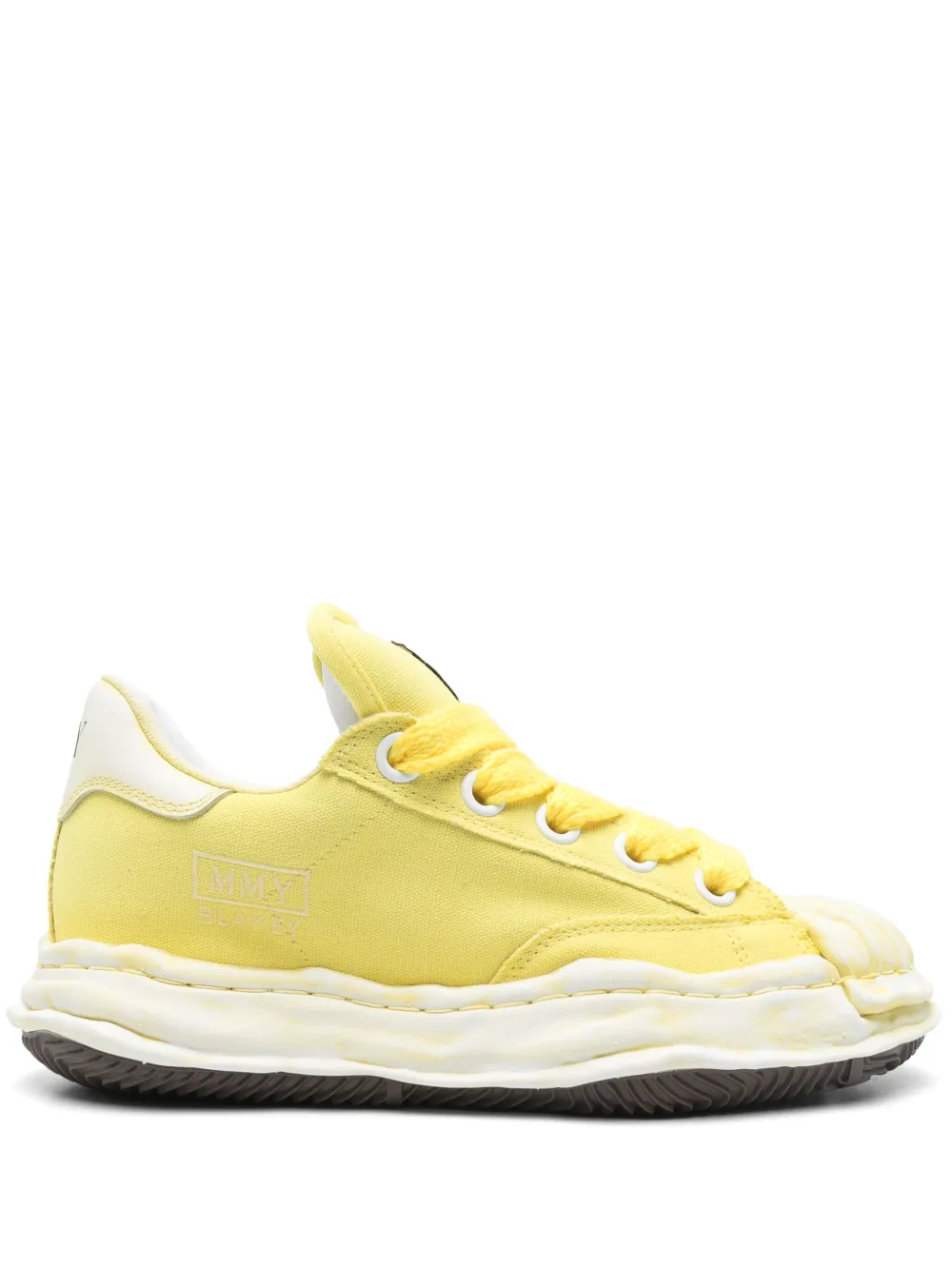 Maison MIHARA YASUHIRO Blakey Puffer sneakers Yellow