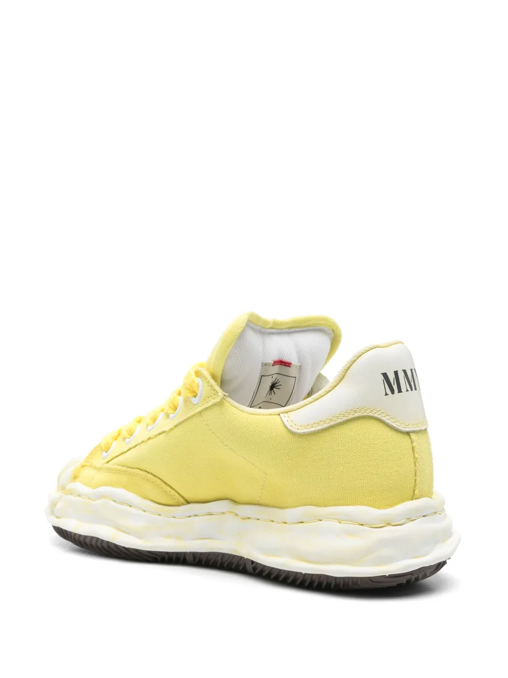 Maison MIHARA YASUHIRO Blakey Puffer sneakers Yellow