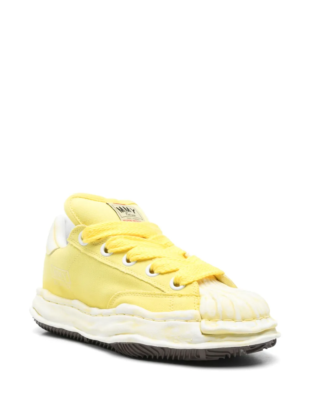 Maison MIHARA YASUHIRO Blakey Puffer sneakers Yellow