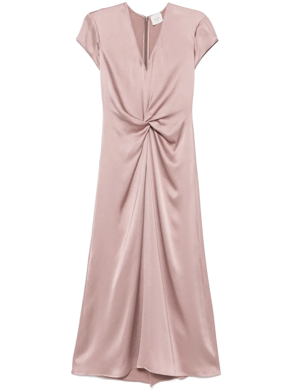 satin maxi dress