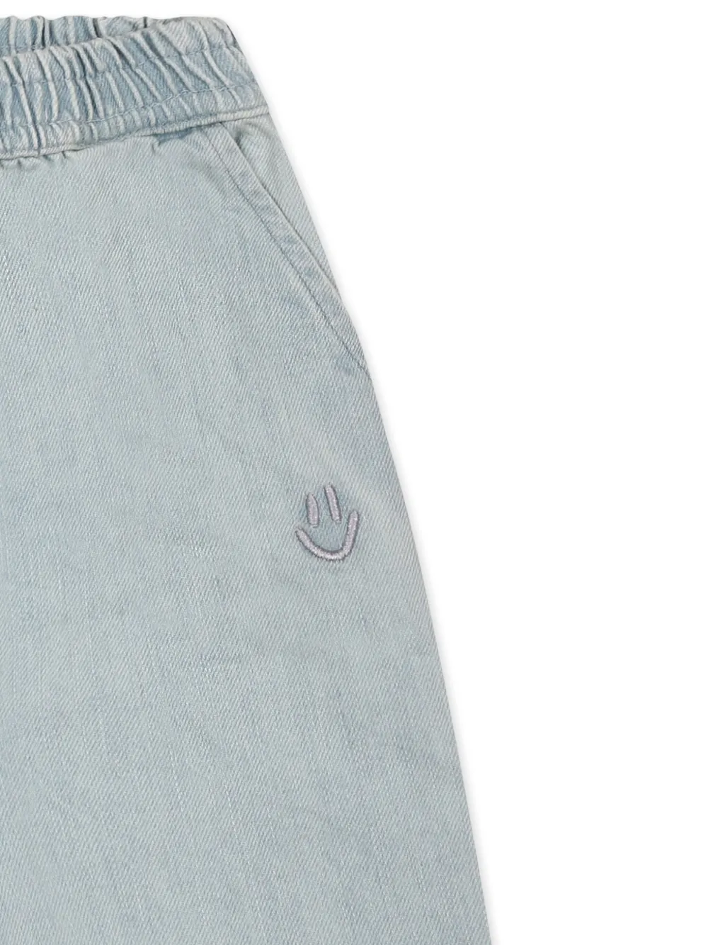 Molo Jeans met geborduurd logo Blauw