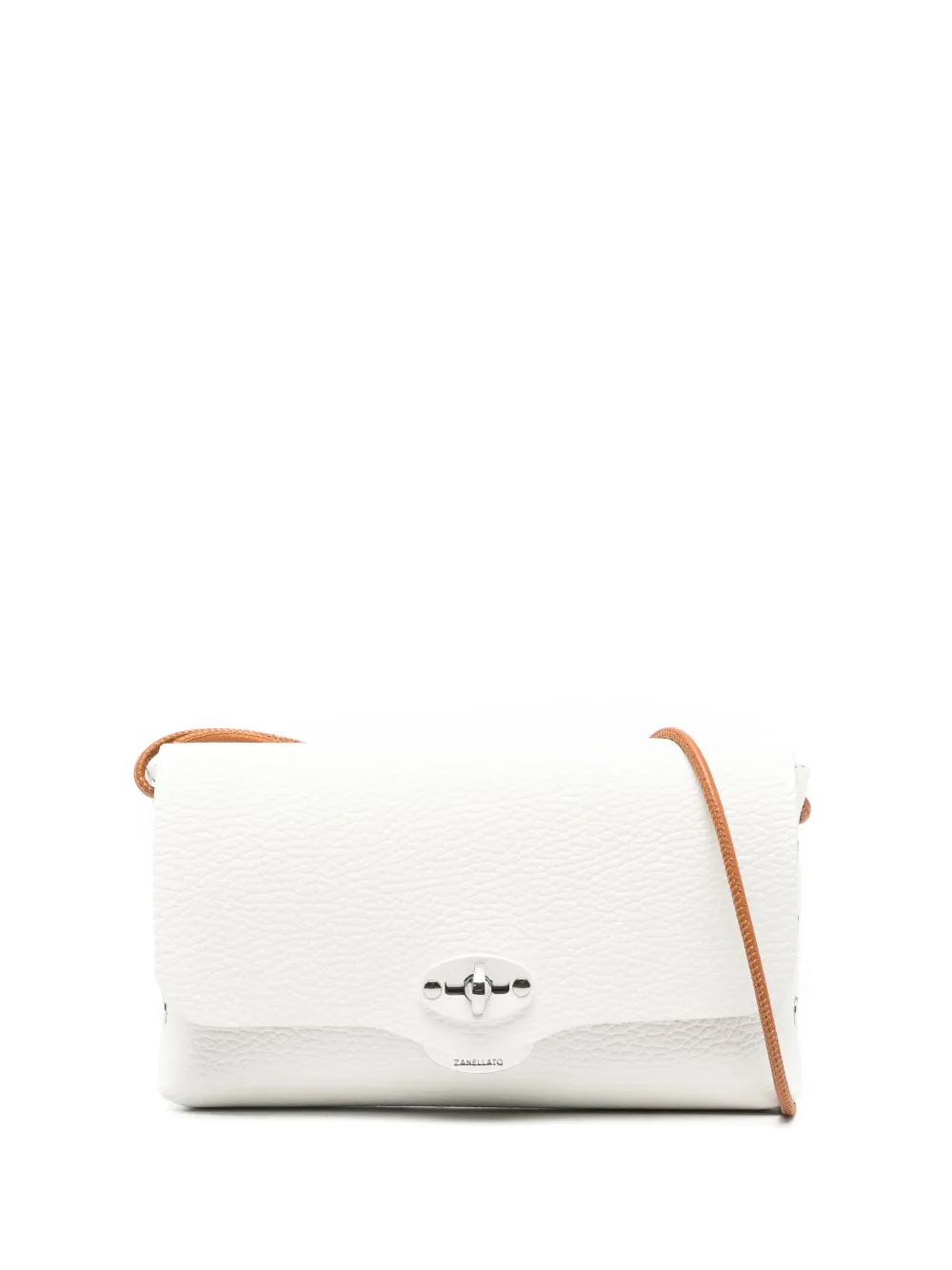 Zanellato Leren clutch Wit