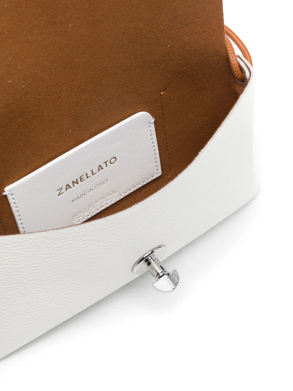 Zanellato Leren clutch Wit