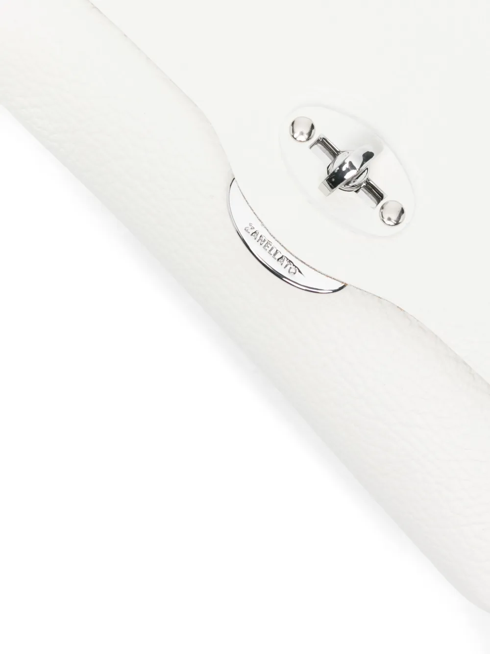 Zanellato Leren clutch Wit
