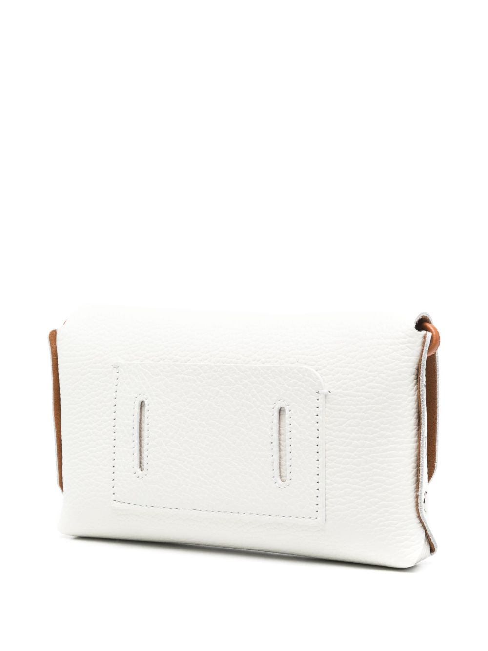 Zanellato Leren clutch - Wit