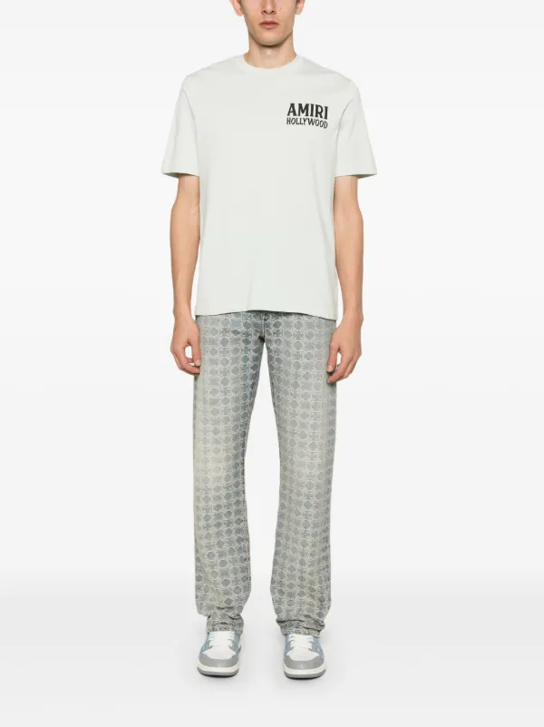 AMIRI Jazz Wolf T-shirt | Green | FARFETCH