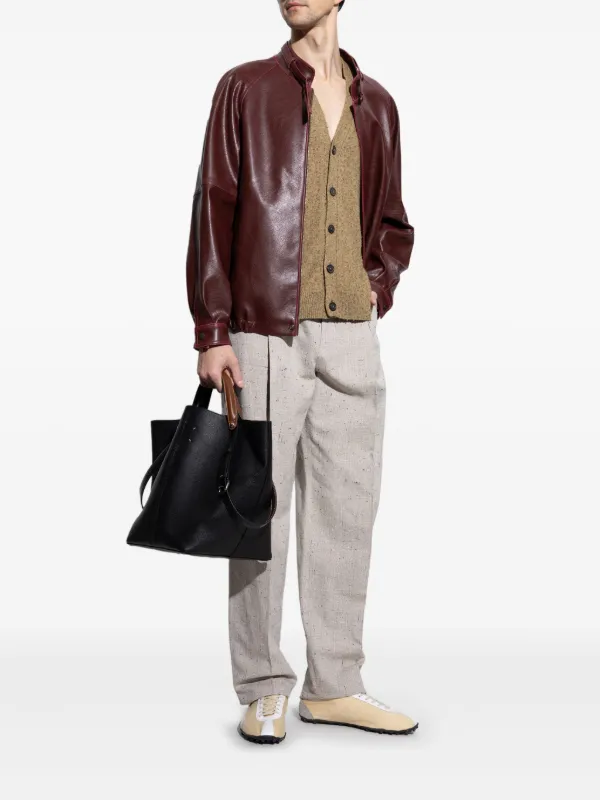 Maison Margiela Vintage Effect Cardigan | Neutrals | FARFETCH