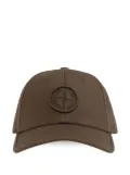 Stone Island Junior Compass-patch baseball cap - Brown