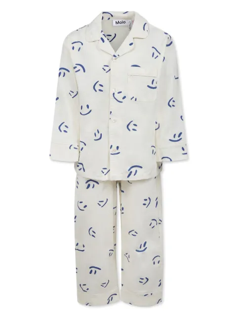 Molo smile-print pajamas