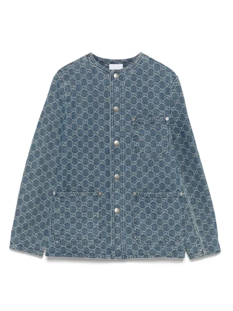 Gucci Kids jacquard denim jacket