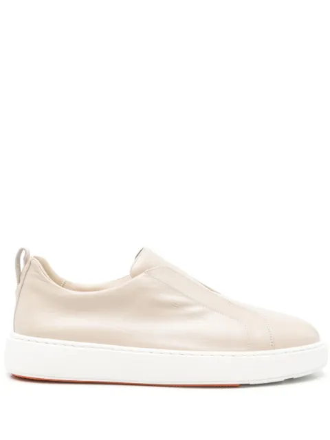 Santoni tenis de piel