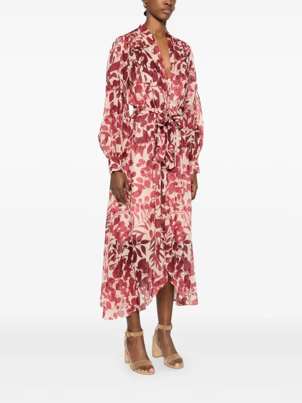 Forte Forte ドレス floral flared maxi dress Forte Forte floral-appliqué Maxi Dress | Pink | FARFETCH ID