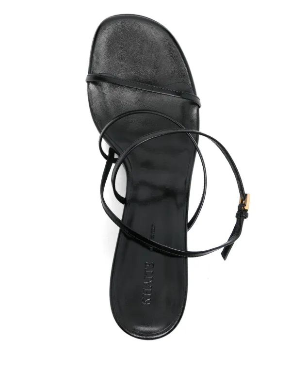 サンダル・ミュール KHAITE Women Sandals F3076 920 L920200 Black KHAITE 75mm Loop Sandals | Black | FARFETCH