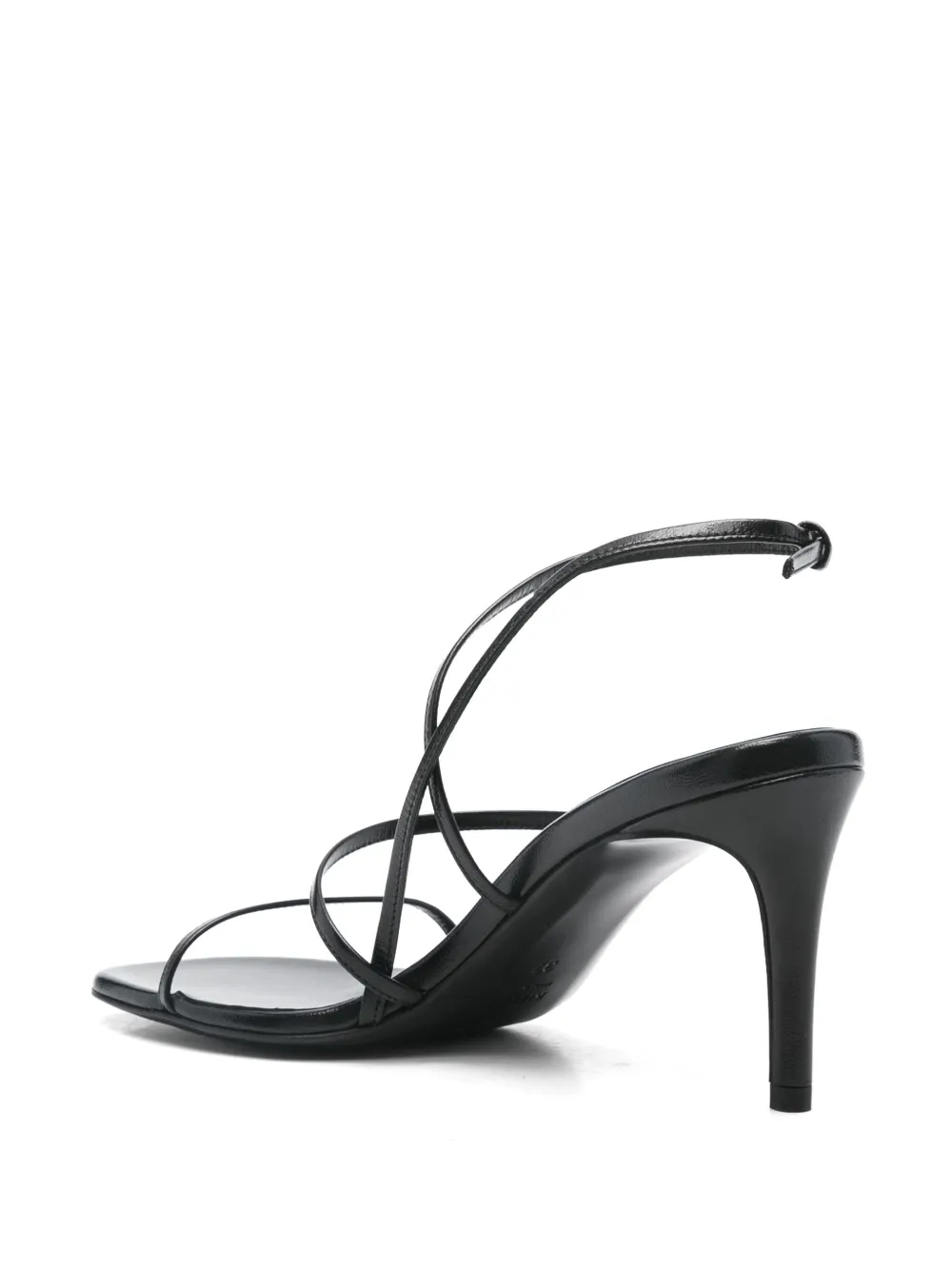 KHAITE 75mm Loop sandals Black