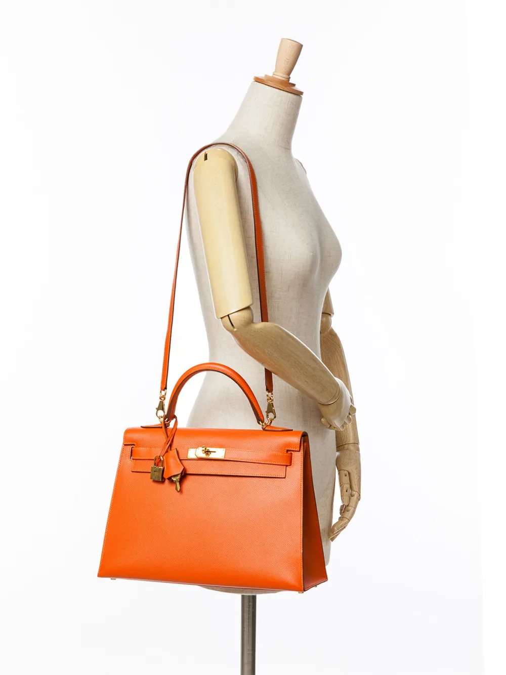 Hermès Pre-Owned 2011 Epsom Kelly II Sellier 32 boekentas - Oranje