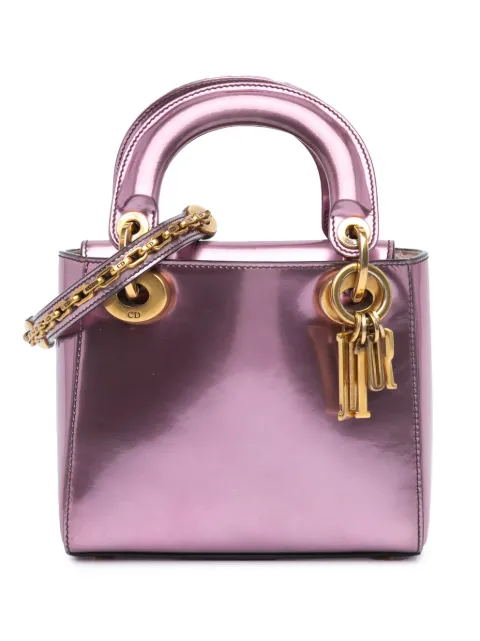 Christian Dior Pre-Owned 2018 Mini Patent Lady Dior satchel