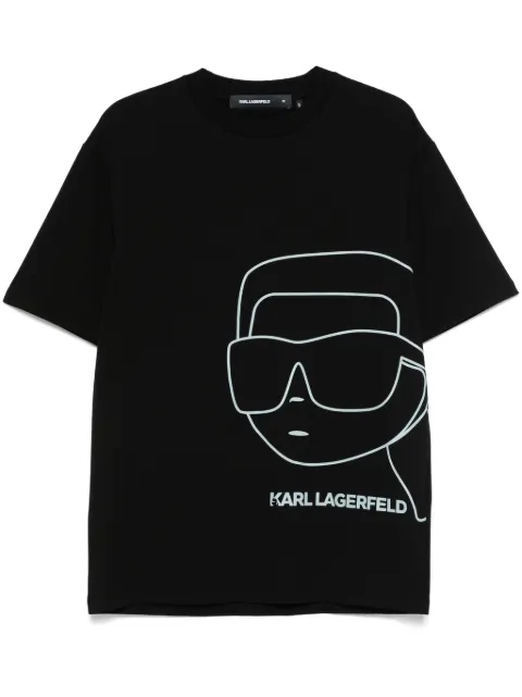 Karl Lagerfeld Ikonik Karl print T-shirt