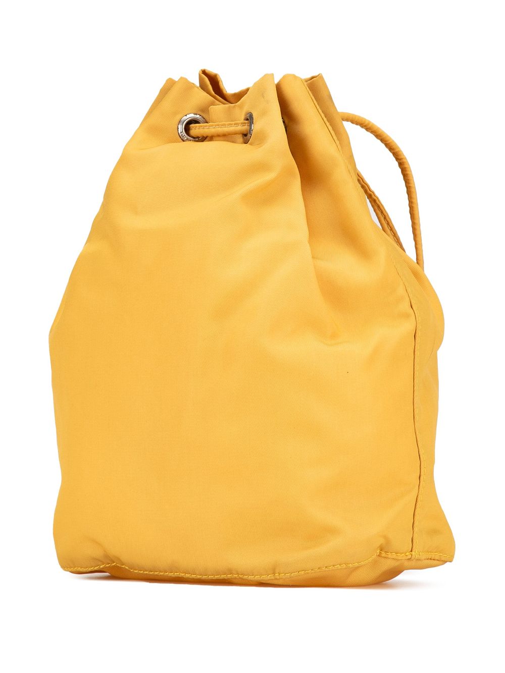 Prada Pre-Owned 2000-2013 Tessuto Drawstring pouch - Yellow