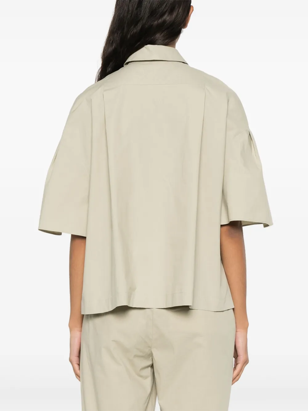 Alysi Popeline blouse Groen