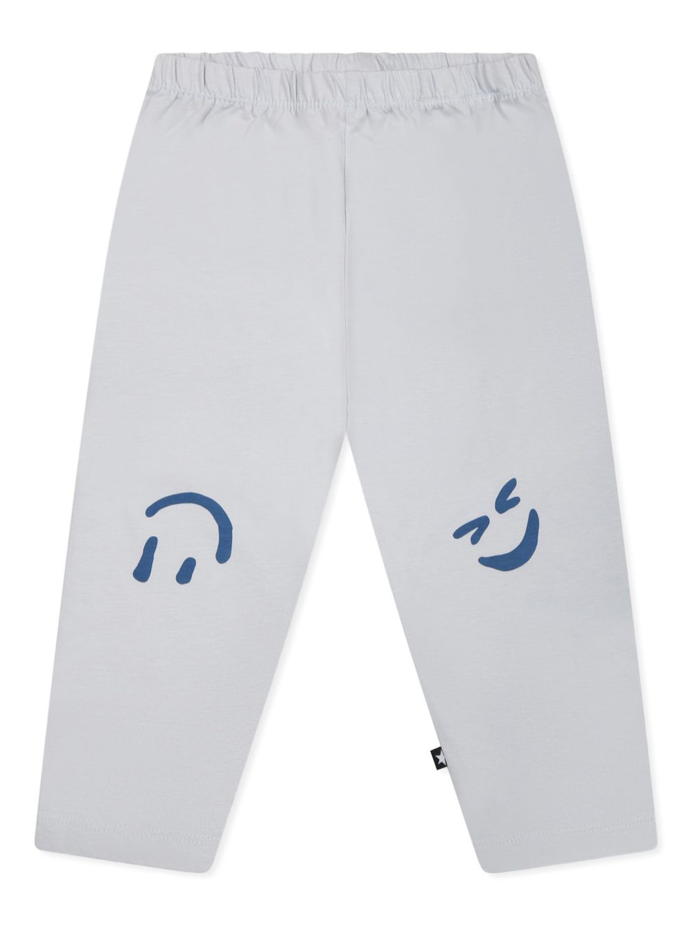 Molo Broek met logoprint Blauw