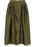 Cecilie Bahnsen textured midi skirt - Green