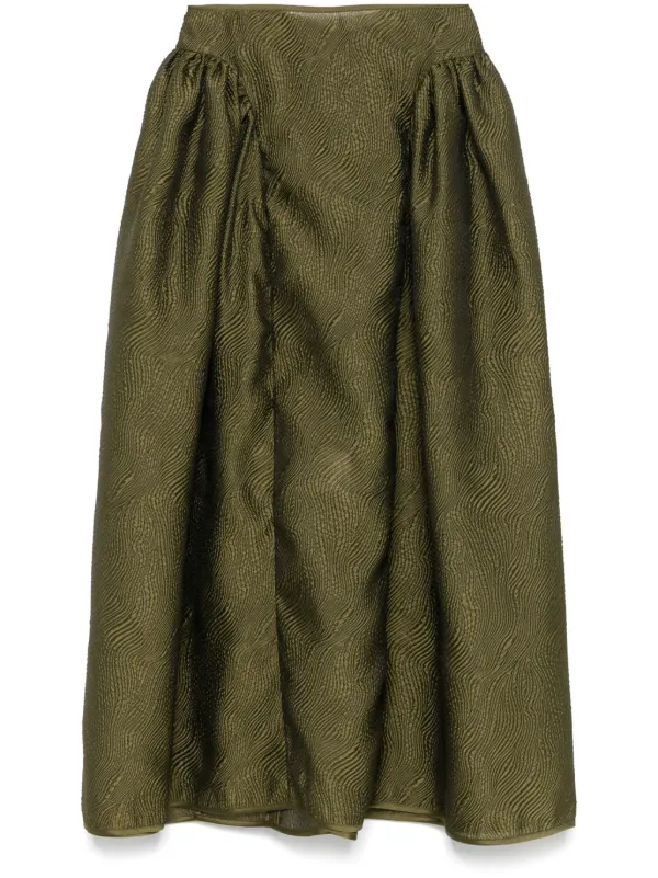 スカート cecilie bahnsen VANILLA SKIRT UK8 CECILIE BAHNSEN VANILLA SKIRT BLACK | SAKAN LES YEUX