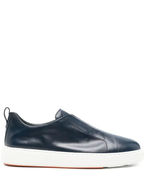 Santoni leather sneakers 
