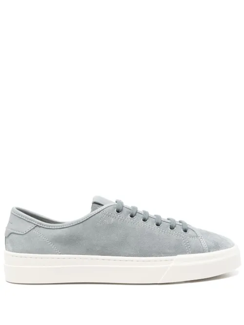 Santoni suede sneakers - Bleu - Santoni - Modalova