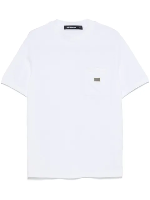 Karl Lagerfeld logo-plaque T-shirt
