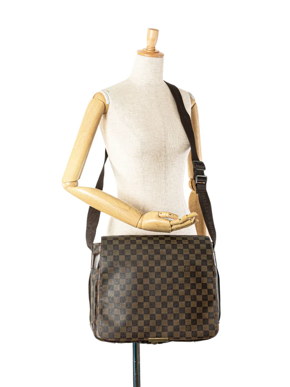 Louis Vuitton Pre-Owned 2005 Damier Ebene Bastille crossbodytas - Bruin