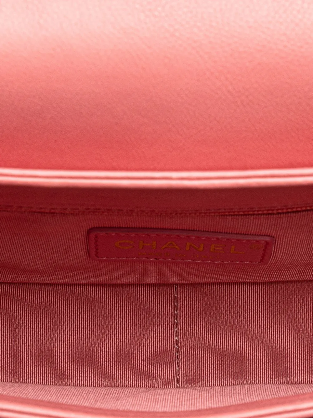 Pre-owned Chanel 2016-2017 Quilted Calfskin Straight Lined Flap Crossbody Bag In Pink