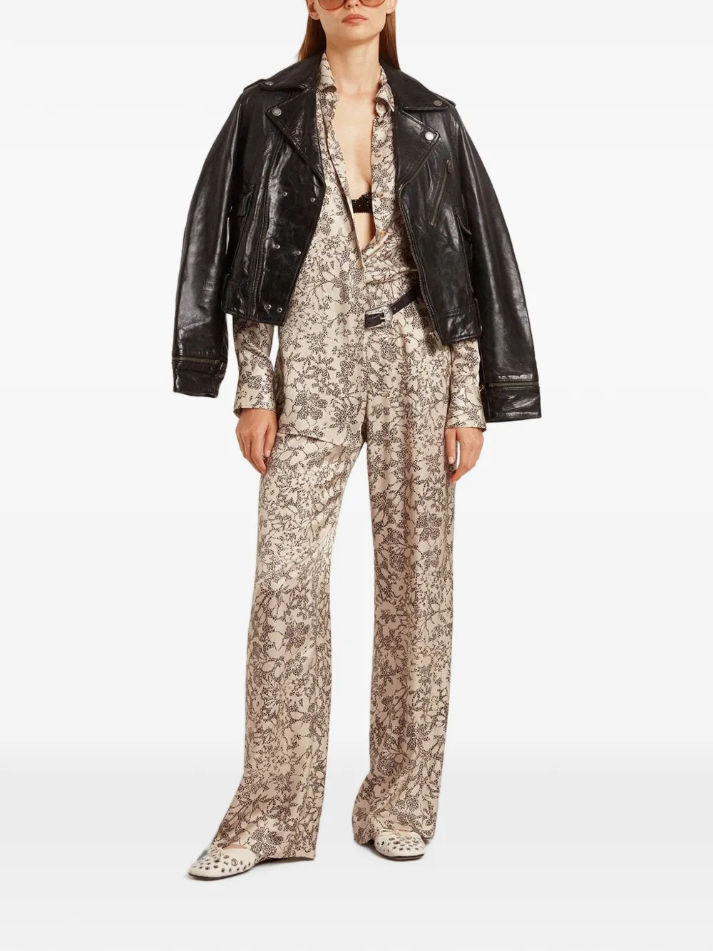 Golden Goose Brittany Straight-leg Trousers in Neutrals, view 2