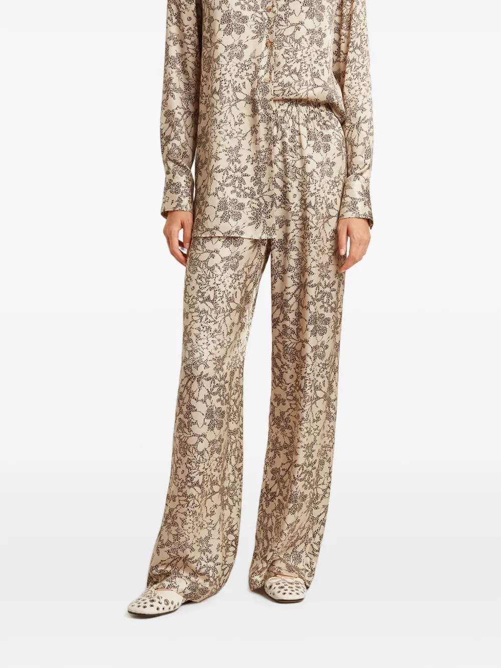 Golden Goose Brittany Straight-leg Trousers in Neutrals, view 3