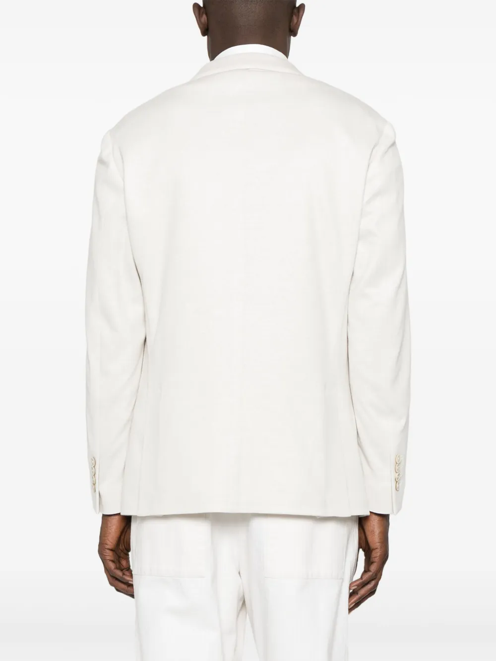 Eleventy Blazer met enkele rij knopen Beige