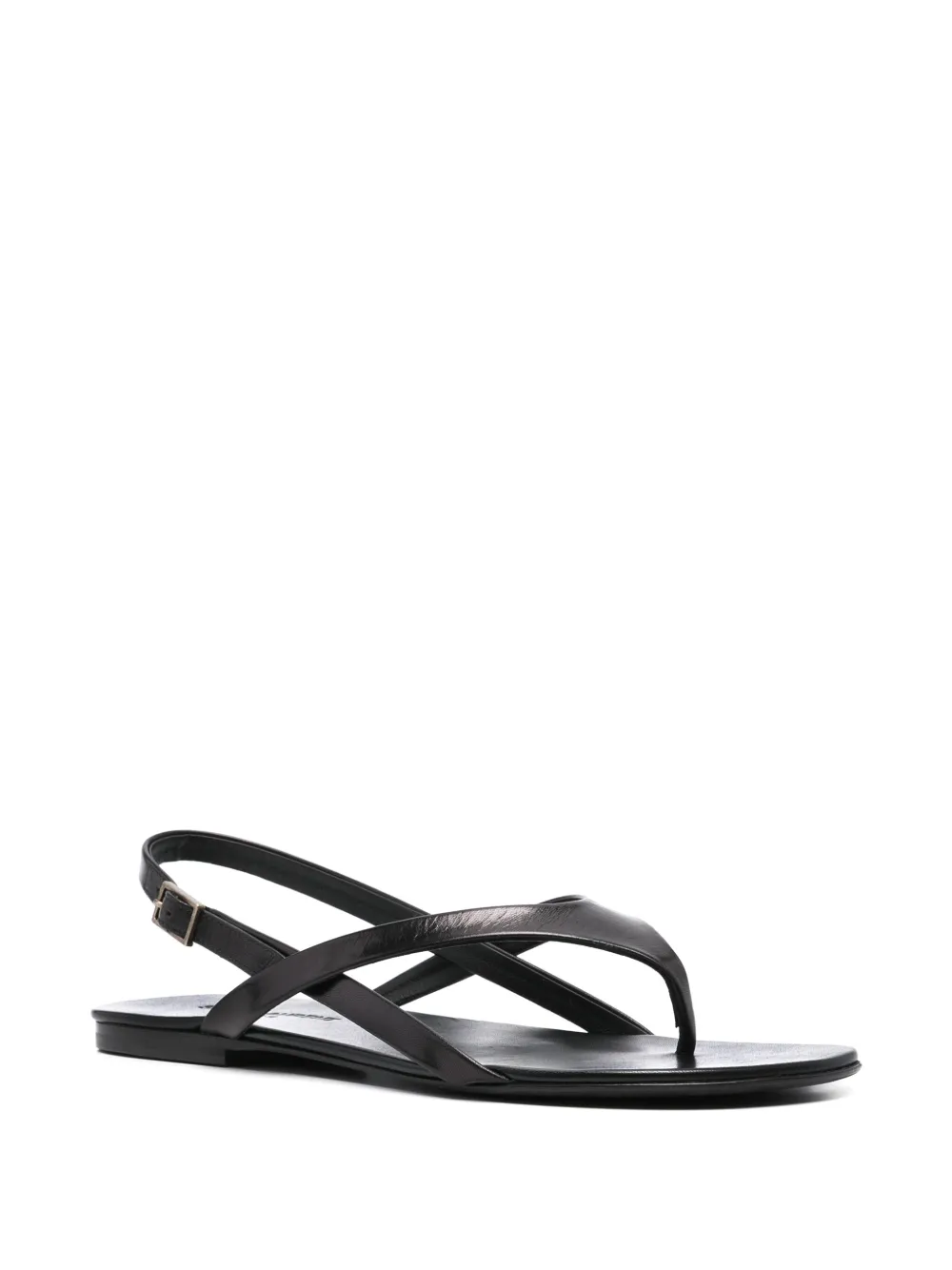 Saint Laurent Pre-Owned Keith sandalen - Zwart