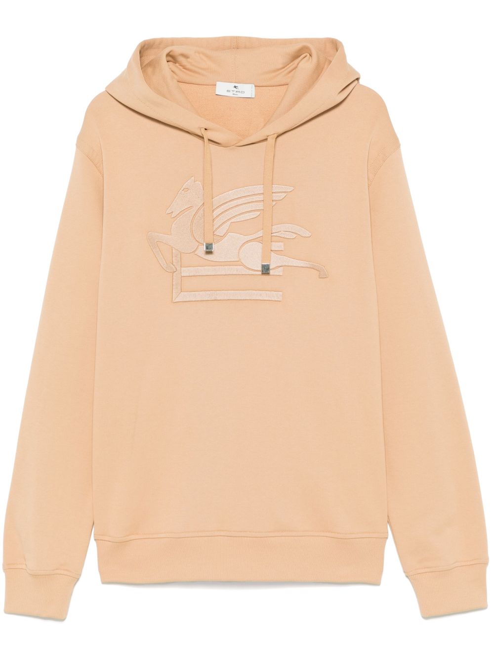 Pegaso-embroidered hoodie