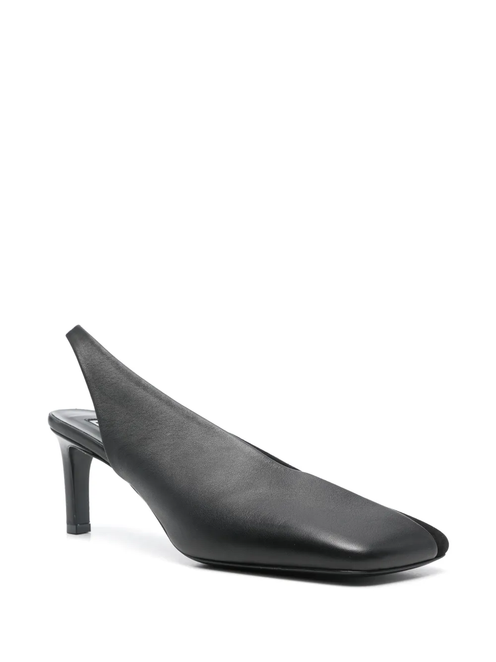 Jil Sander Pre-Owned 70 mm leren pumps - Zwart