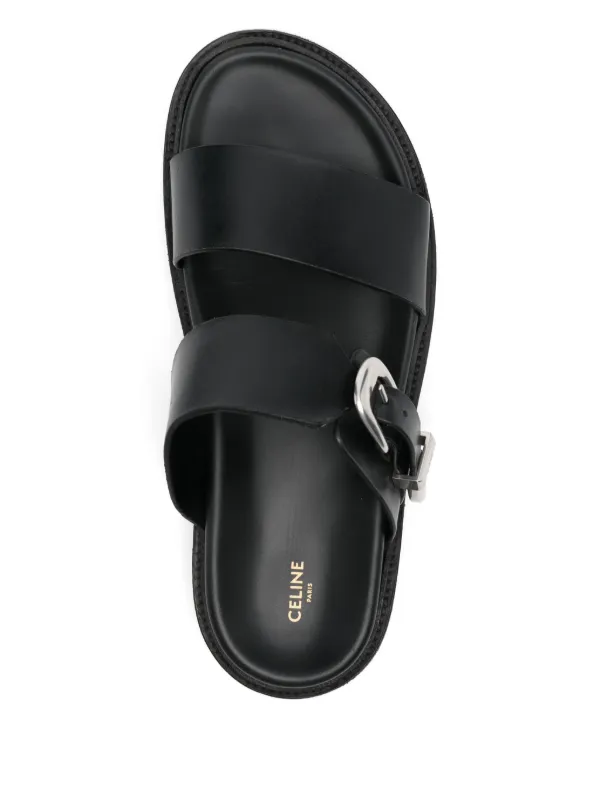 CELINE HOMME Tippi Buckled Leather Sandals for Men | MR PORTER