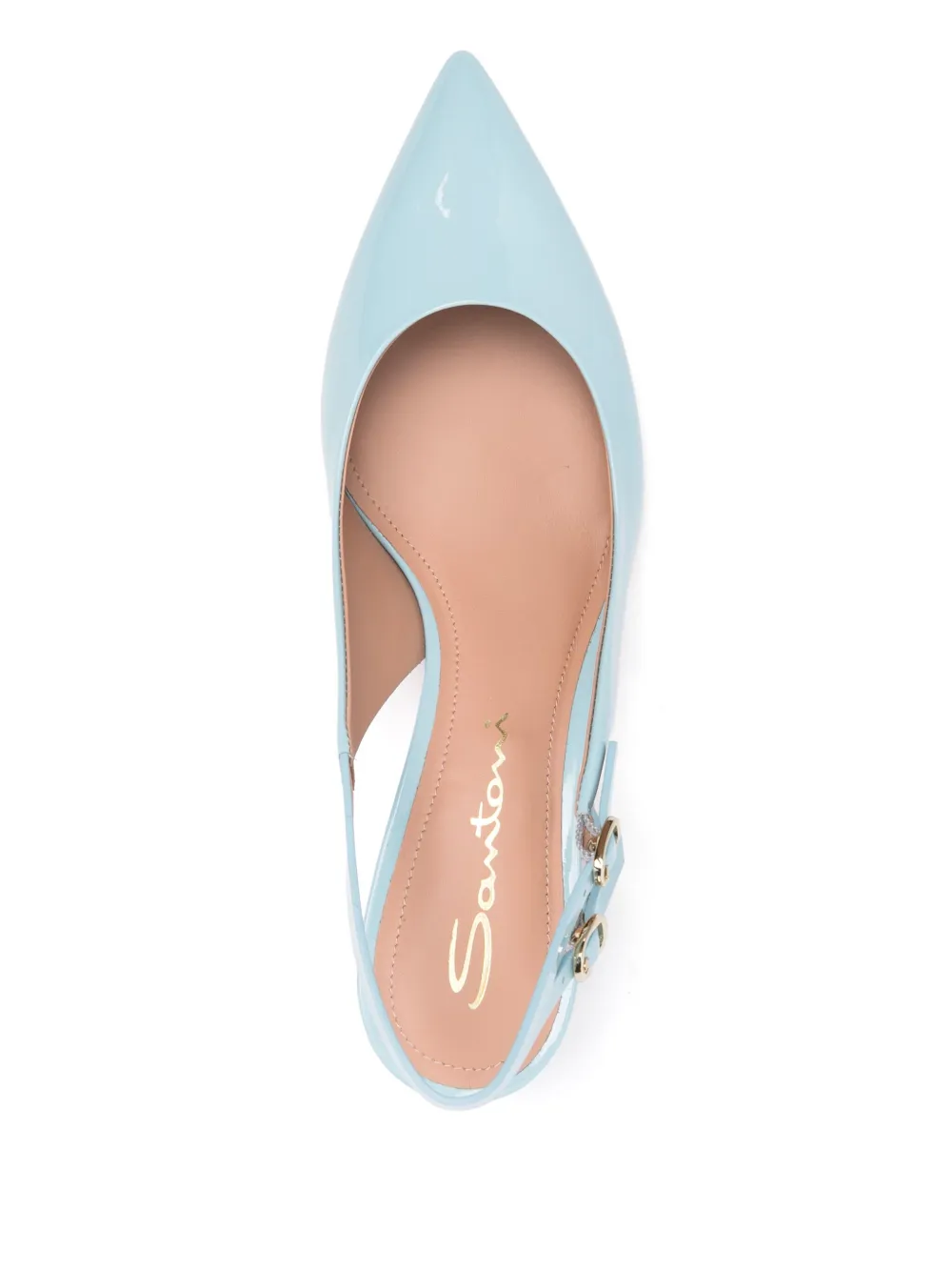 Santoni 45 mm Audrey pumps Blauw