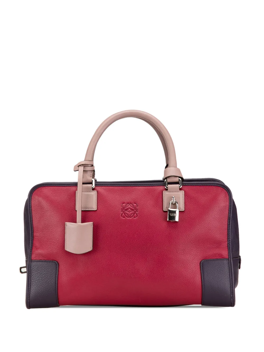 2014 Tricolor Leather Amazona 36 handbag