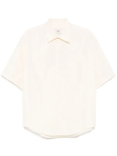 AMI Paris camisa con bordado Ami de Coeur