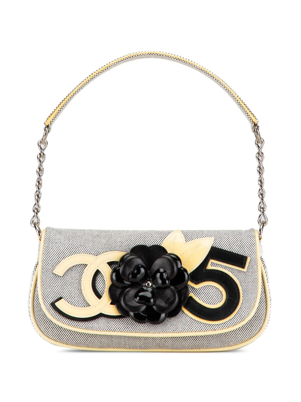CHANEL Pre-Owned sac porté épaule Camellia CC No. 5 (2005-2006) | jaune | Image 1
