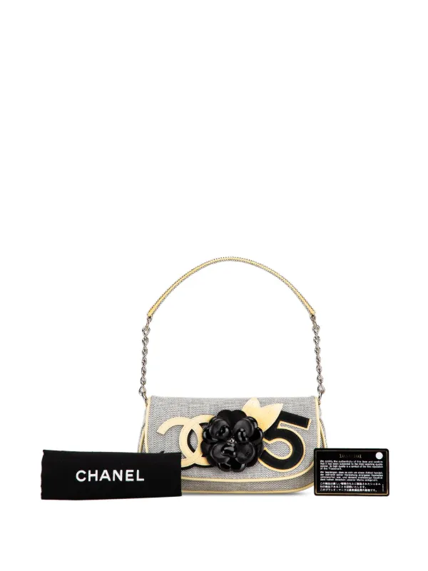 CHANEL Pre-Owned 2005-2006 キャンバス カメリア ココマーク No.5