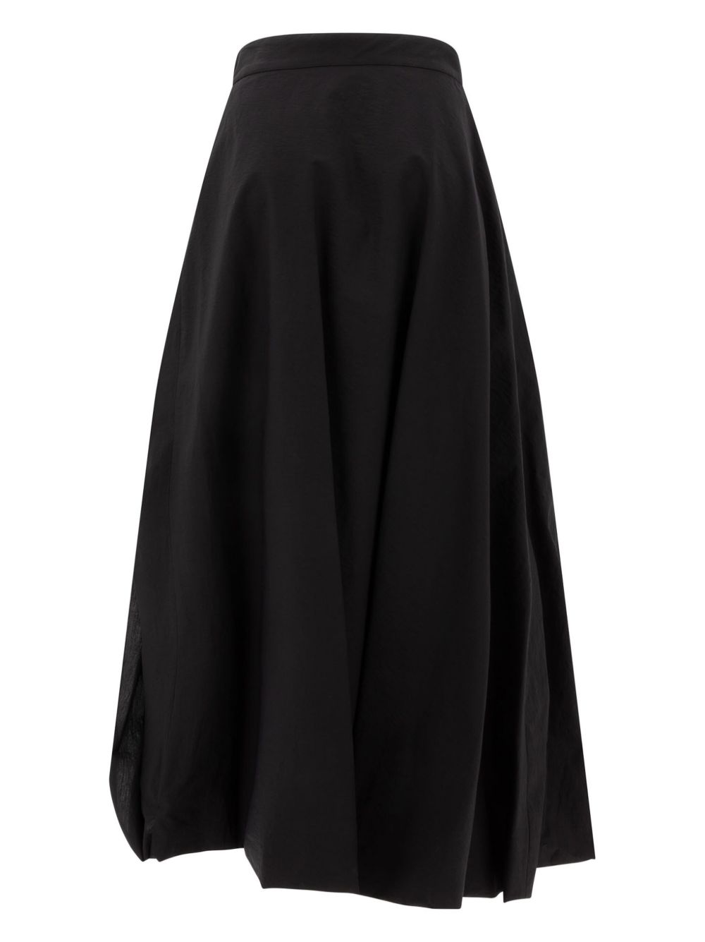 Brunello Cucinelli draped midi skirt - Zwart