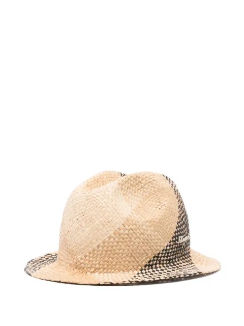 Bonpoint sombrero de verano con diseño entretejido