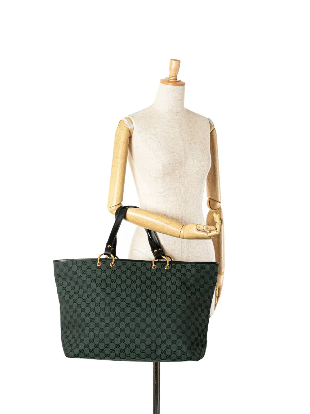 Gucci Pre-Owned 2000-2015 GG Canvas shopper - Groen