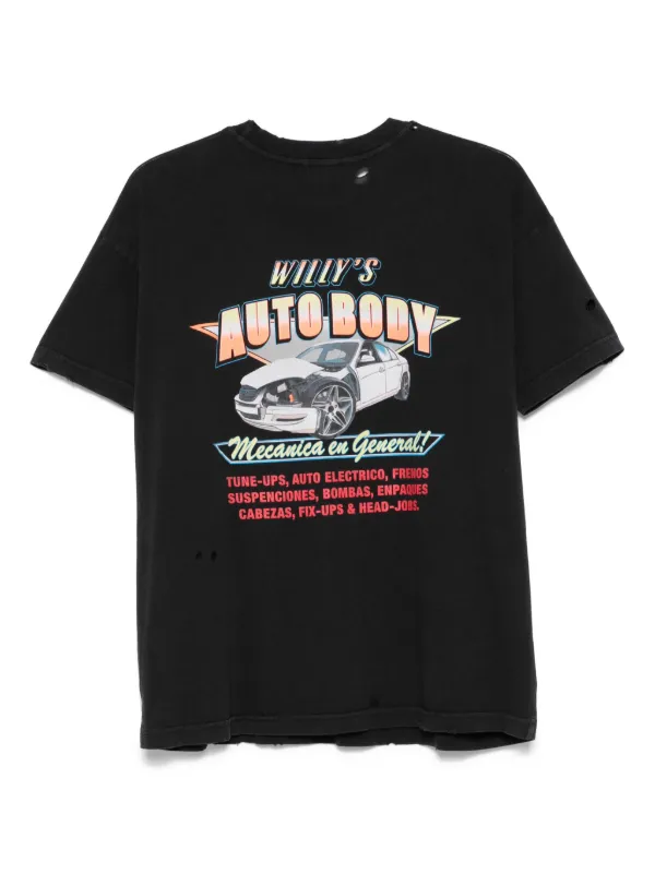 Willy Chavarria logo-patch T-shirt | Black | FARFETCH