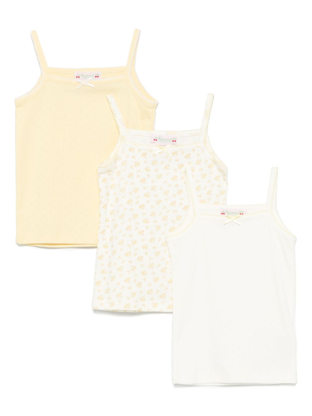 Bonpoint Drie Anice tanktops Geel