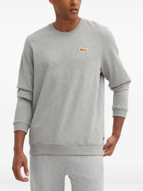 Fjällräven logo-patch crew-neck sweatshirt